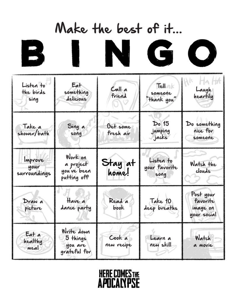 Quarantine Bingo