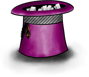 feel better purple idea hat
