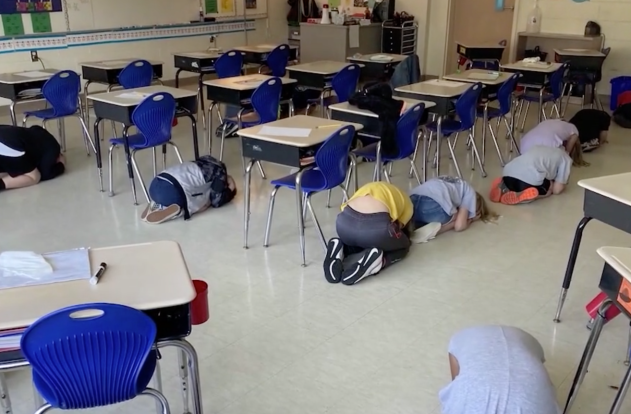 how to brace for a tornado; tornado drill