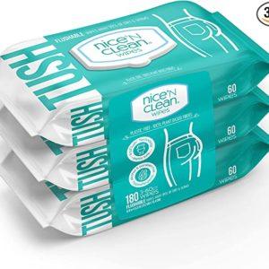 Nice 'N Clean Moist Wipes, 60 Count (Pack Of 3)
