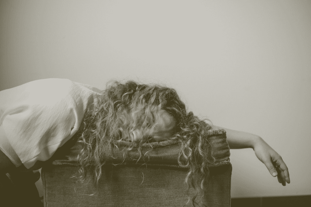 woman suffering from heat related illness