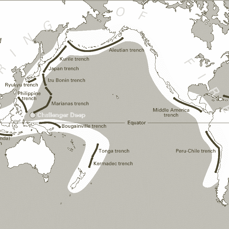 who needs to prepare, Tsunami risk map