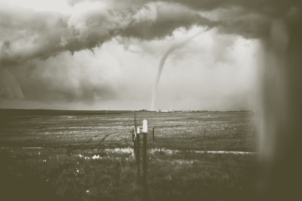 tornado on the horizon