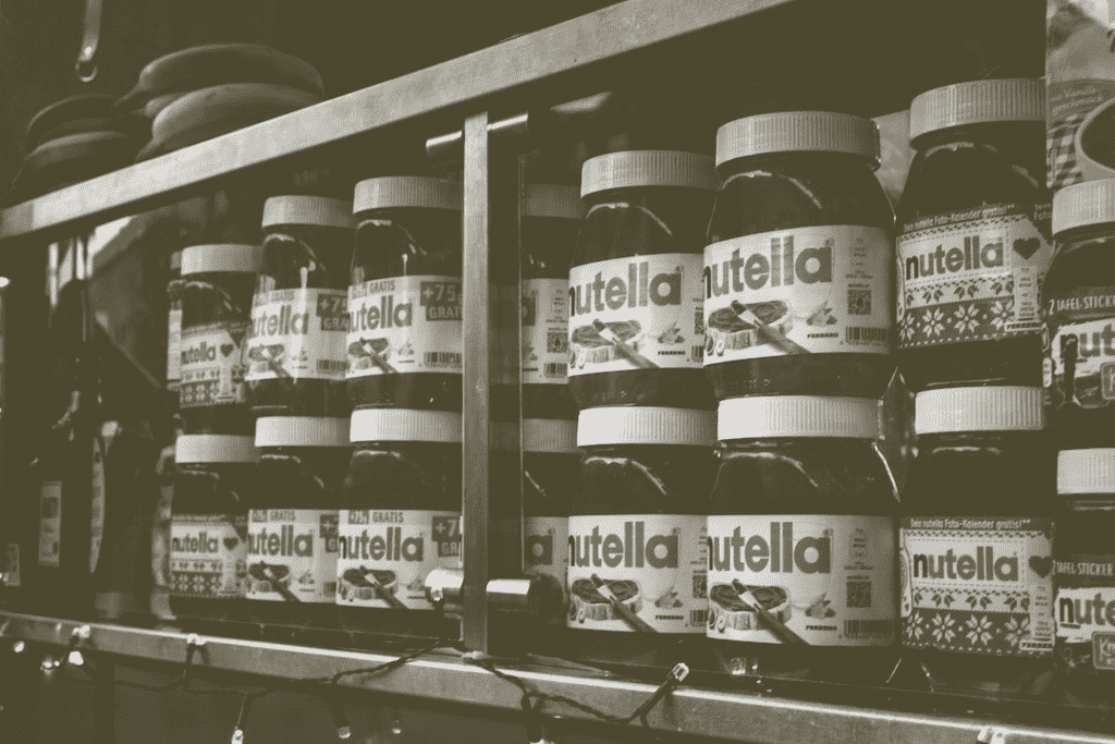 nutella jars