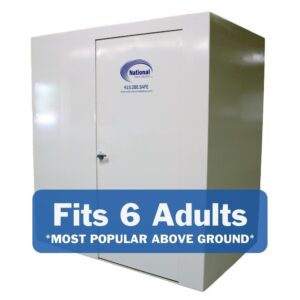National Storm Shelters - Above Ground Safe Room 4 x 6