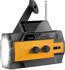 DaringSnail MD090P Emergency Weather Hand-Crank Radio