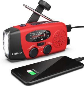 Esky 3 LED Flashlight Emergency Radio