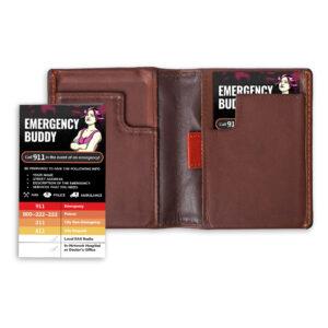 Emergency buddy stored in wallet