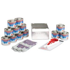 Survival Stove with Fuel, Wrench & Gloves