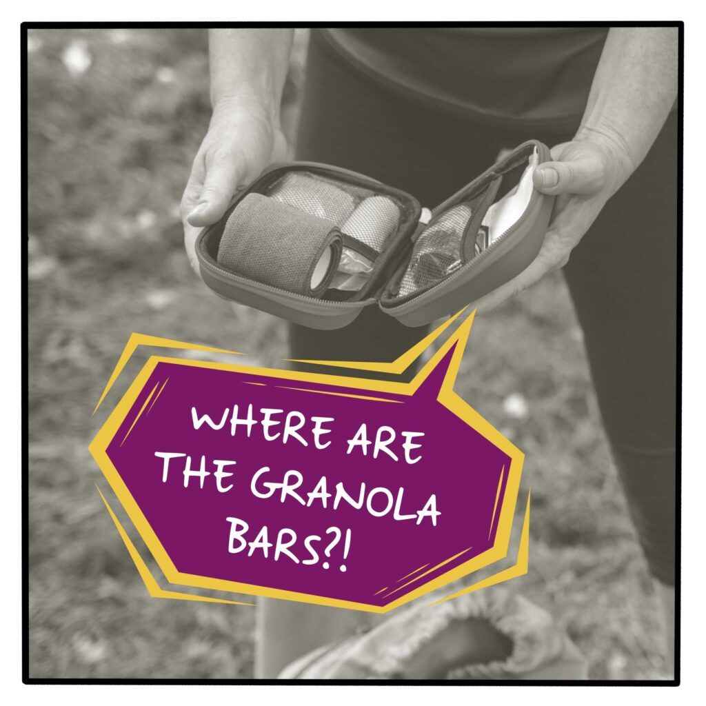 WHERE ARE THE GRANOLA BARS?!