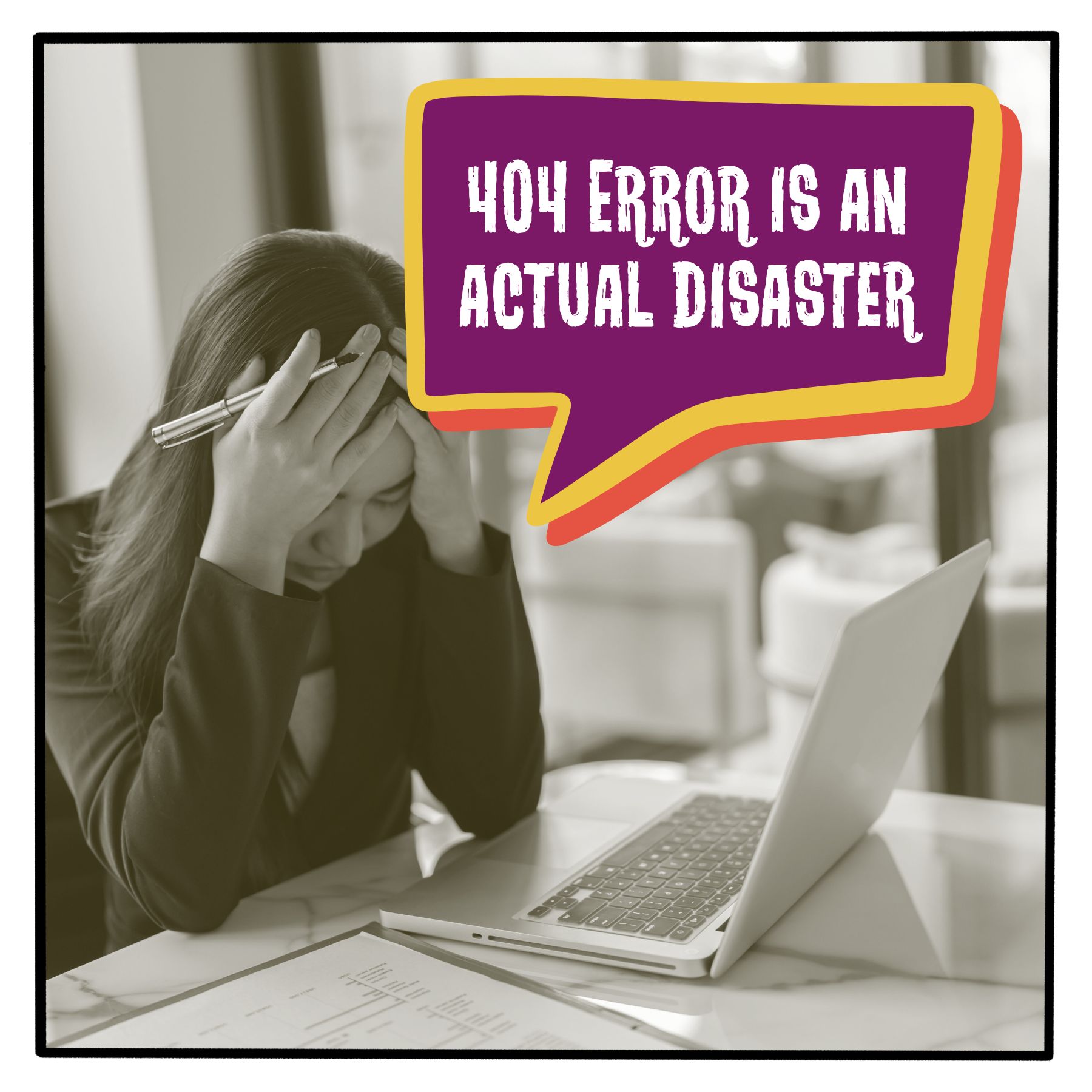 404 error is an actual disaster