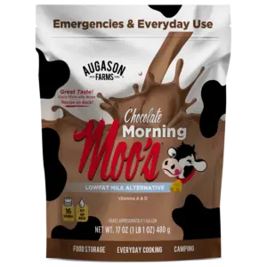 Augason Farms Chocolate Morning Moos Milk Alternative Pouch
