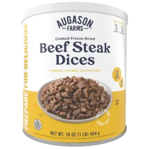 Augason Farms Beef Steak Dices