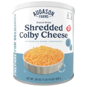 Augason Farms Shredded Colby Cheese