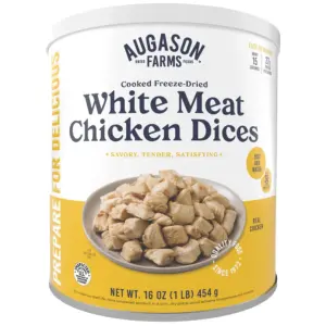 Augason Farms White Meat Chicken Dices